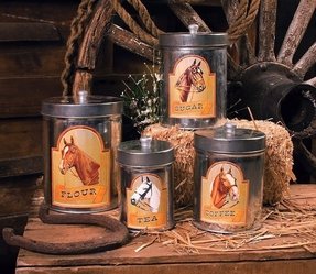 Country Canister Sets For Kitchen - Foter