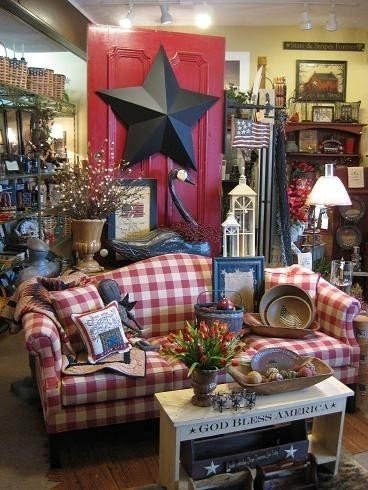 Country style couch
