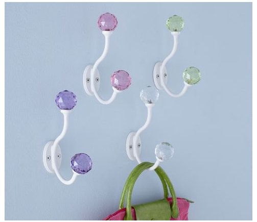 Pink Decorative Handmade Glass Wall Hook Vintage Wall Hooks Coat Hook metal Wall  Hooks furniture Hardware Hooks Bath Hooks -  Canada