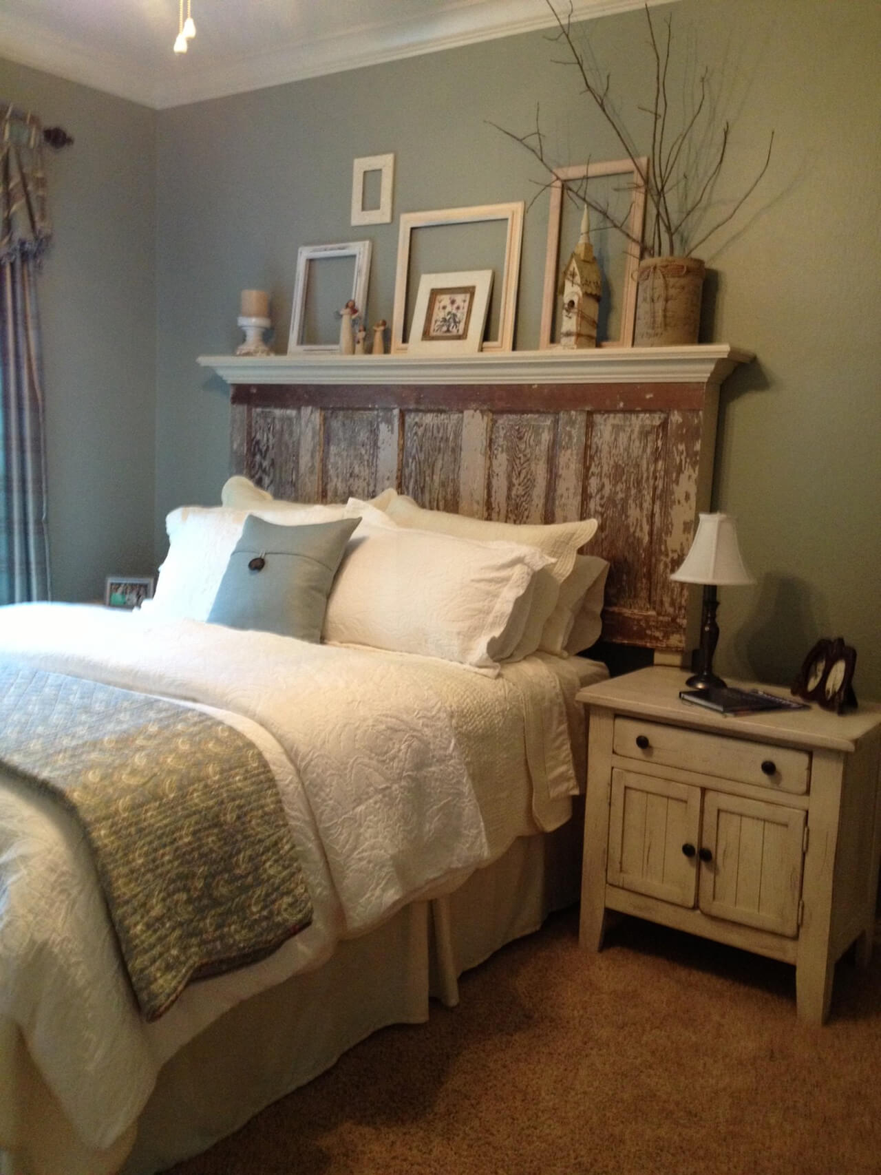 Distressed White Bed - Ideas on Foter