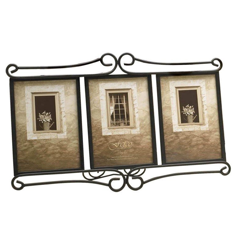 Fetco Home Decor Picture Frames Ideas On Foter   Fetco Home Decor Triple Photo Frame Bronze Finish Holds 3 Three 8 X 10 Photos Alton 