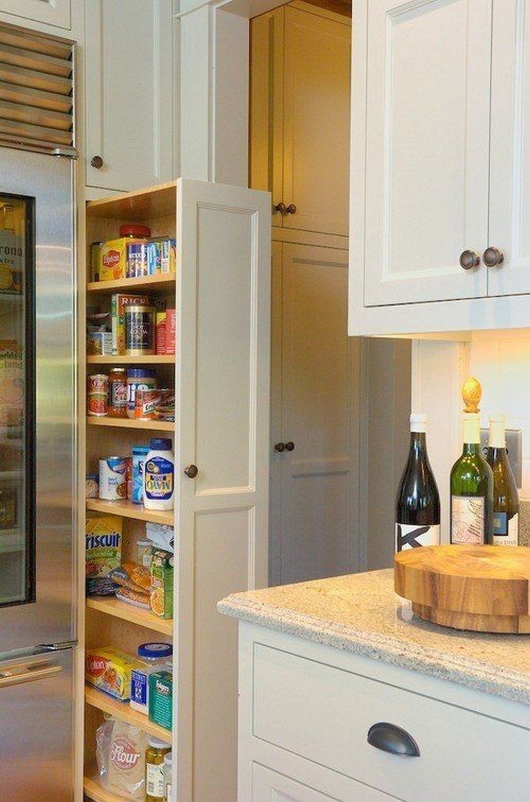 15+ Awesome Deep Narrow Pantry Organization  Narrow pantry, Deep pantry,  Pantry cabinet ikea