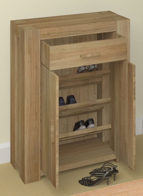 Keep your hallway clutter free with our atlas oak shoe