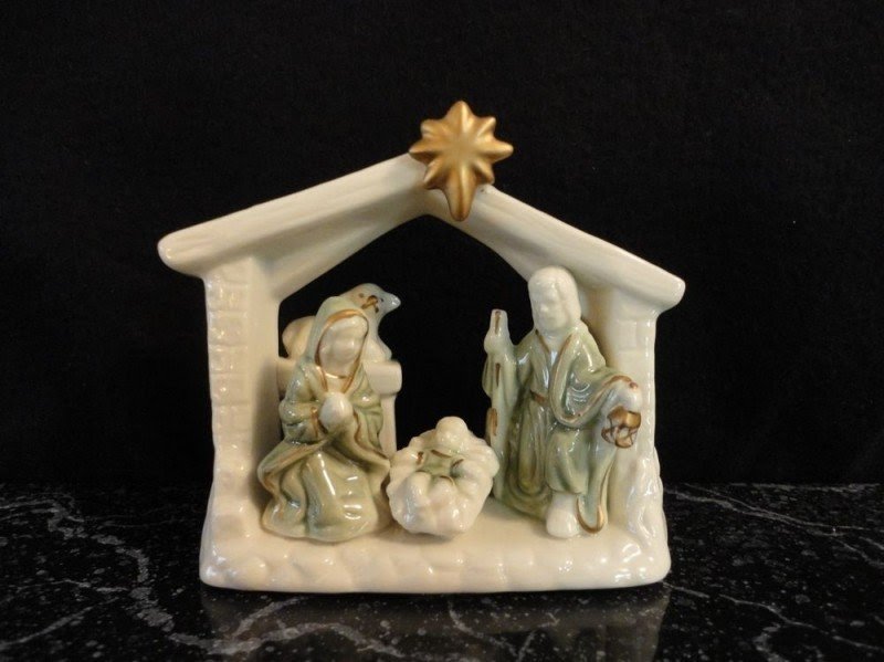 Kirklands ceramic porcelain nativity scene christmas holiday traditions decor