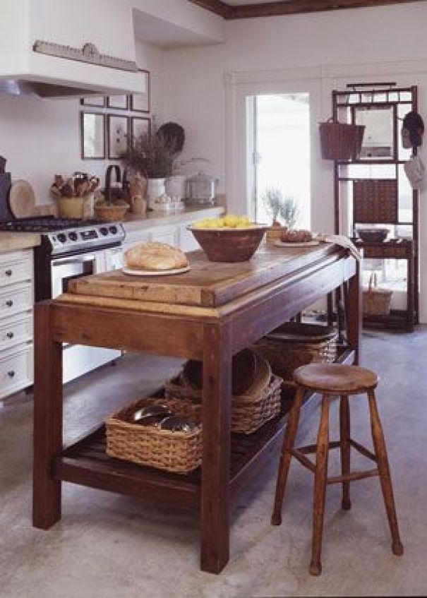 Kitchen Island With Cutting Board Top - Foter