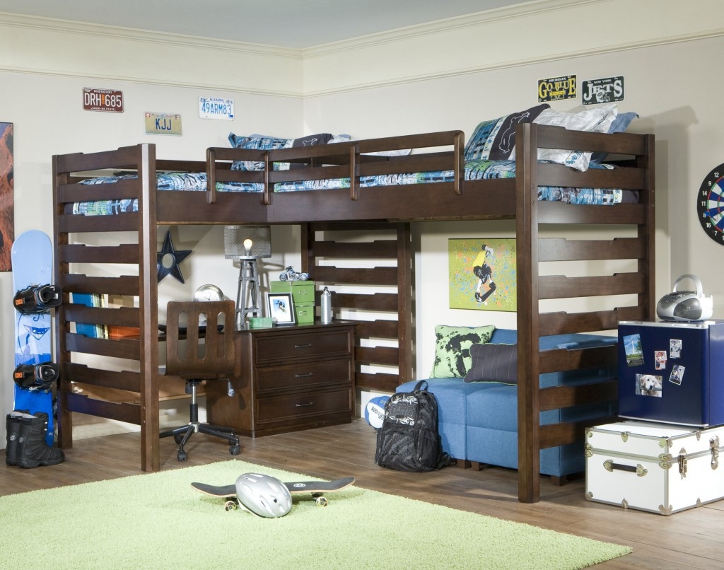 triple corner bunk bed