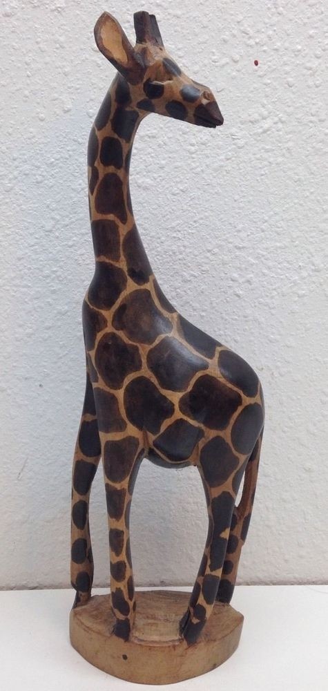 Large giraffe statue