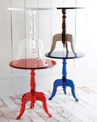 Lucite deals accent table