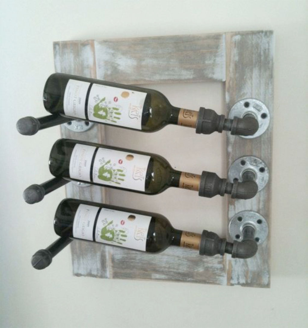 Metal wine bottle rack 4