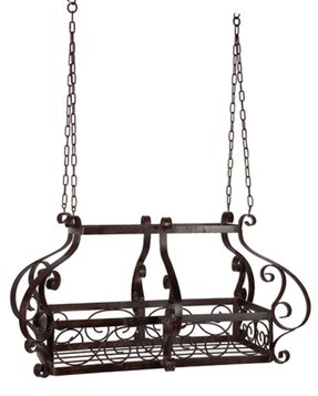 Wrought Iron Hanging Pot Rack Ideas On Foter