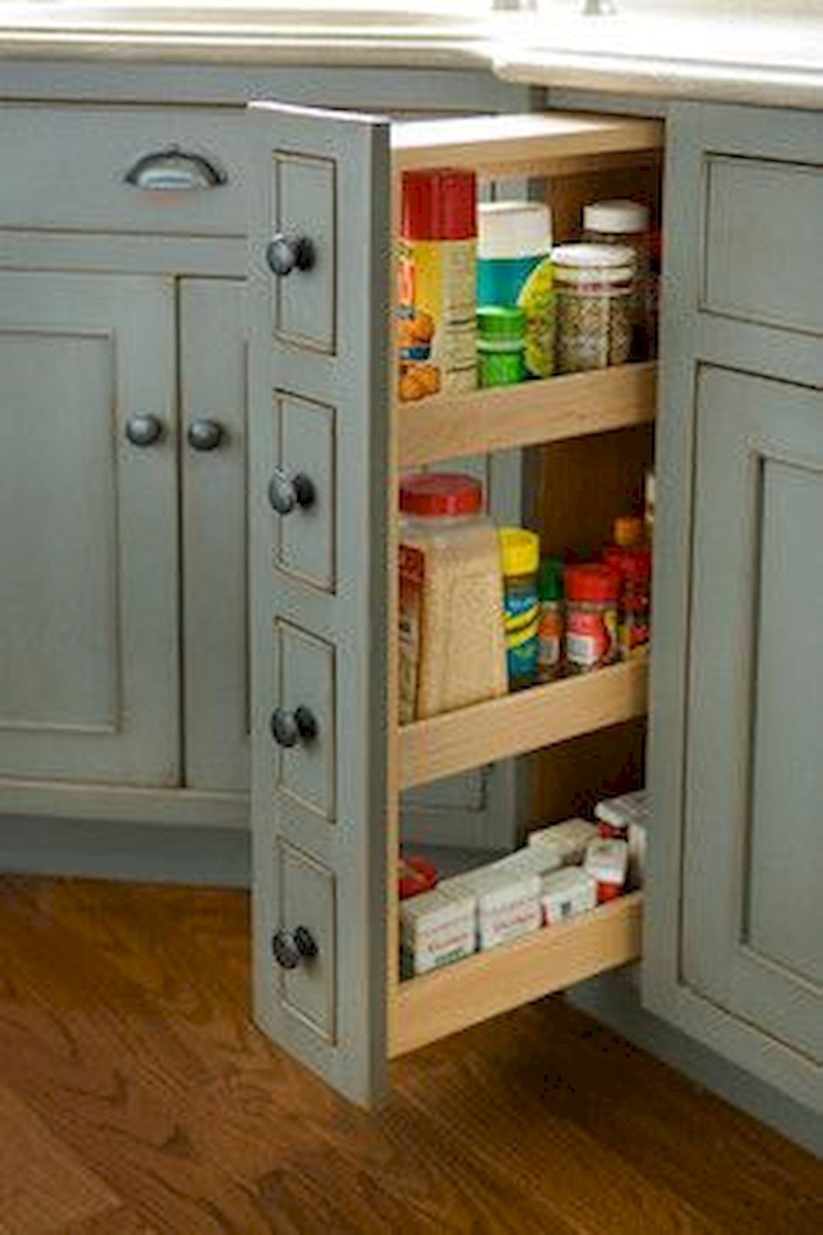 Slim Pantry Cabinets - Foter  Narrow cabinet kitchen, Small remodel, Narrow  pantry