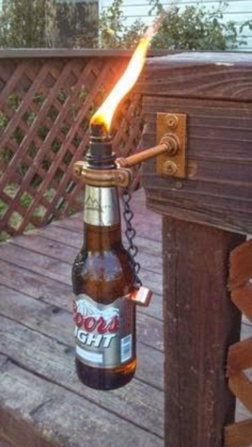 Details about   3x Tiki Torch Bottle Bracket Kit Garden Lighting Outdoor Oil Lantern Flame Torch 