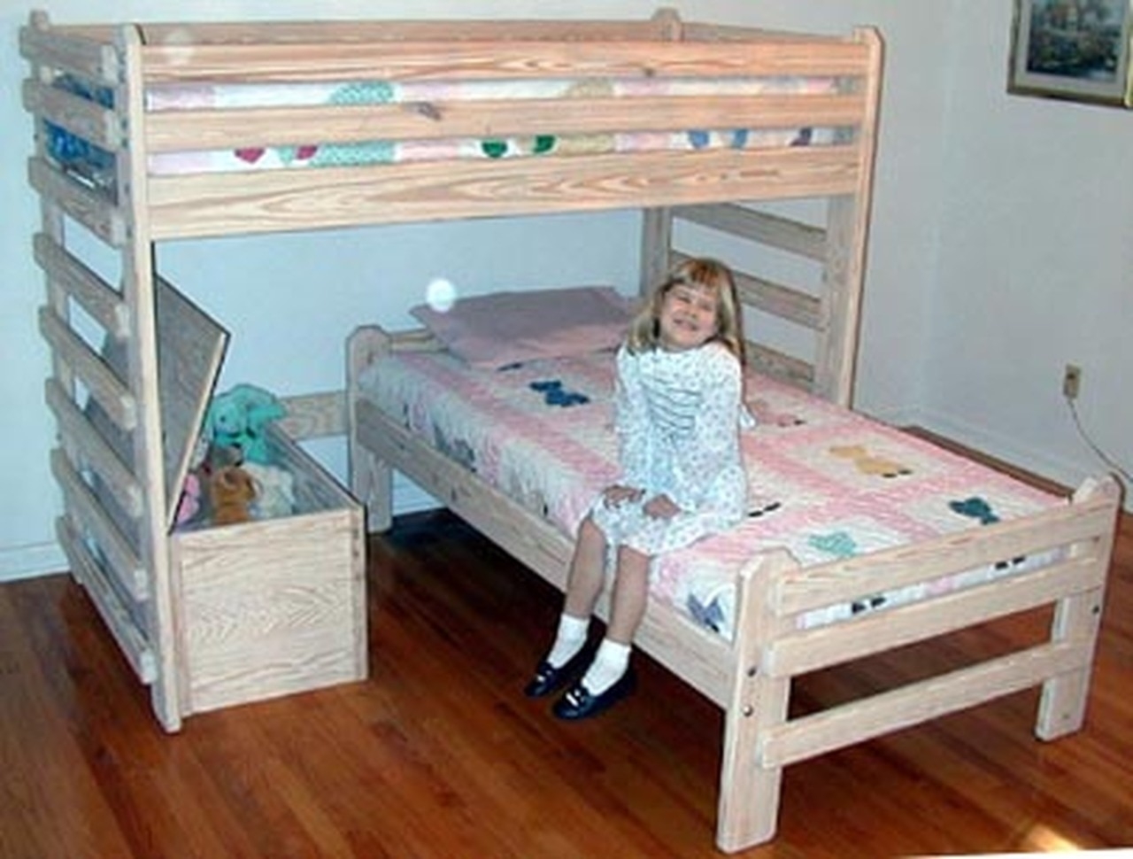 right angle bunk beds