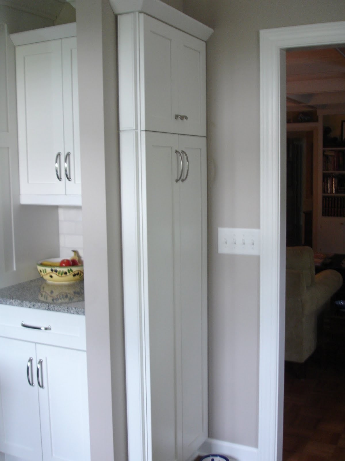 Slim pantry cabinet