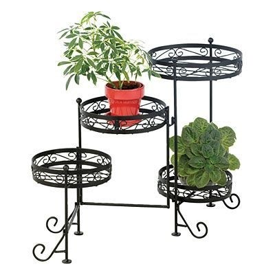 Spiral plant stand