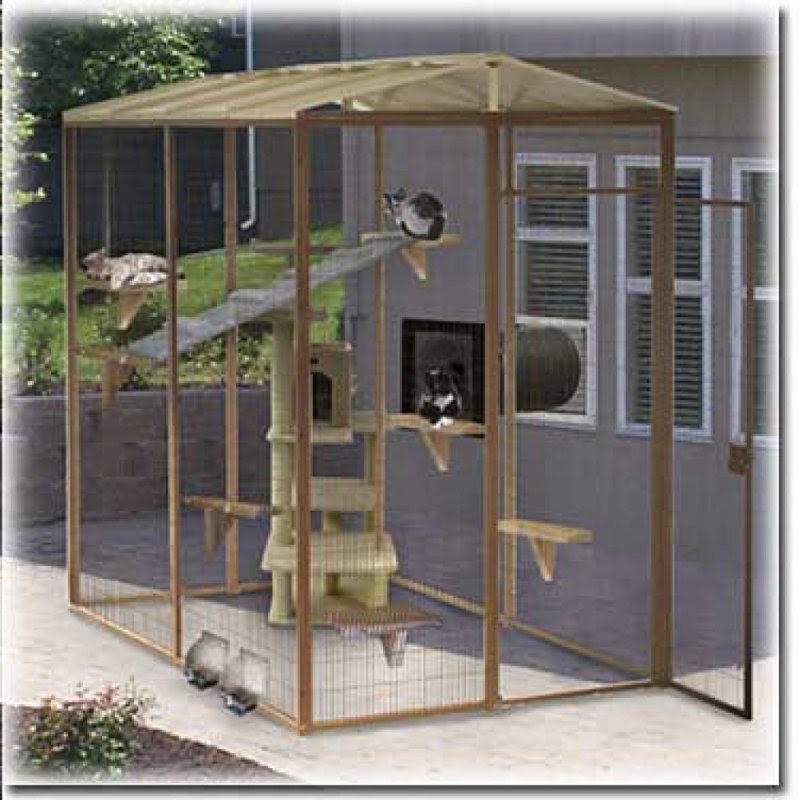 Suncatcher cat enclosure