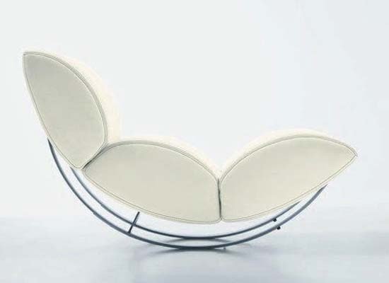 The big rocking chair leather for the modern home by