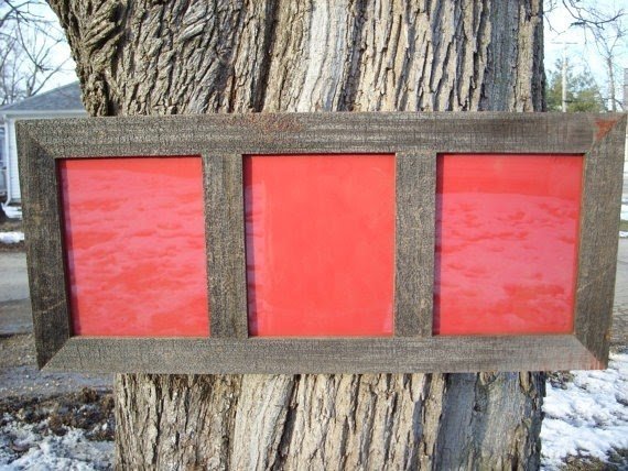 Triple 8x10 rustic reclaimed weathered