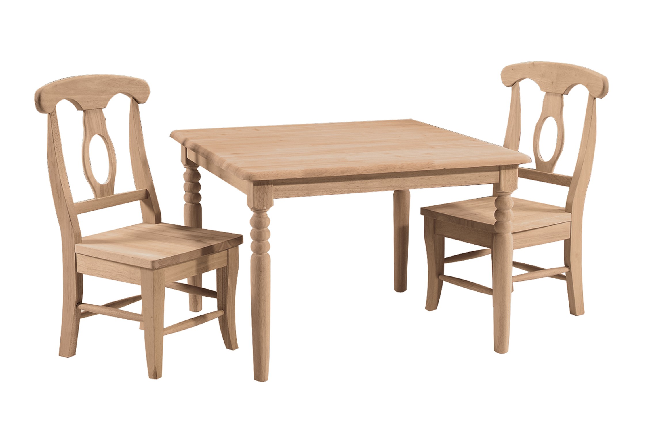 unfinished childrens table and chairs