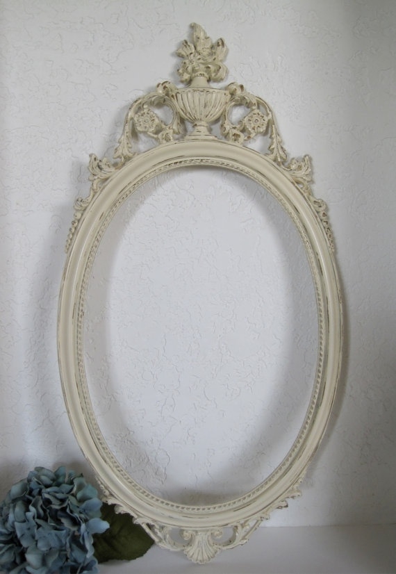 Antique oval mirrors