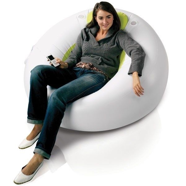 Ball chair with speakers