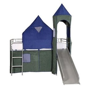Bunk Bed With Slide And Tent  Foter
