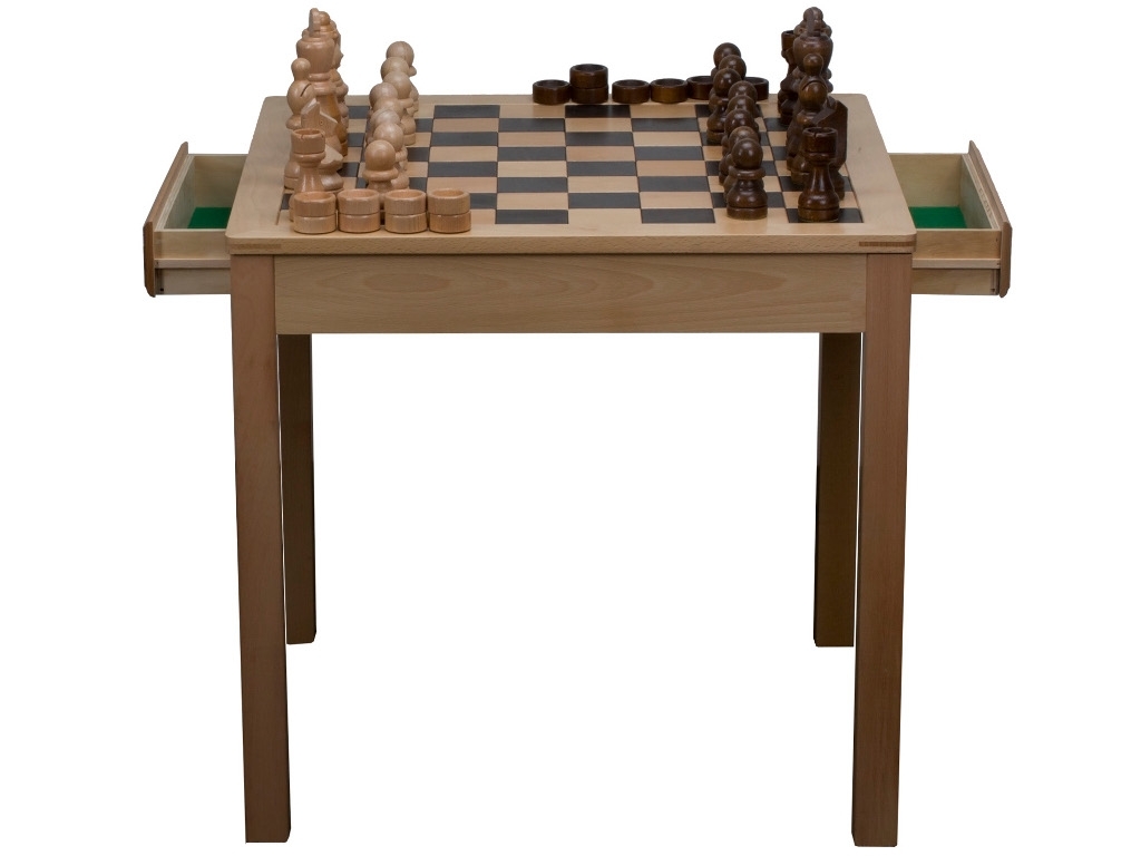 Chess checkers backgammon table 2