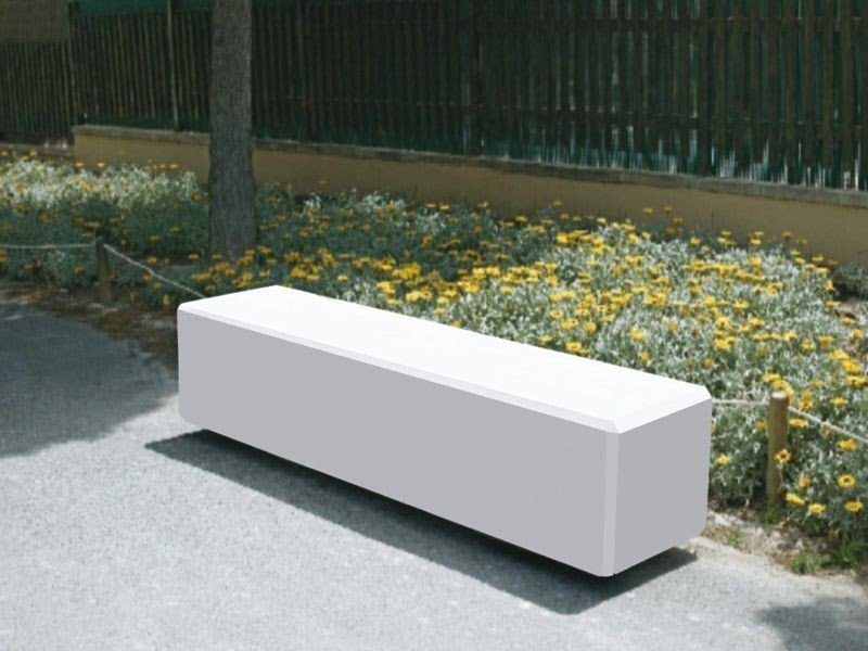 Concrete park benches 4