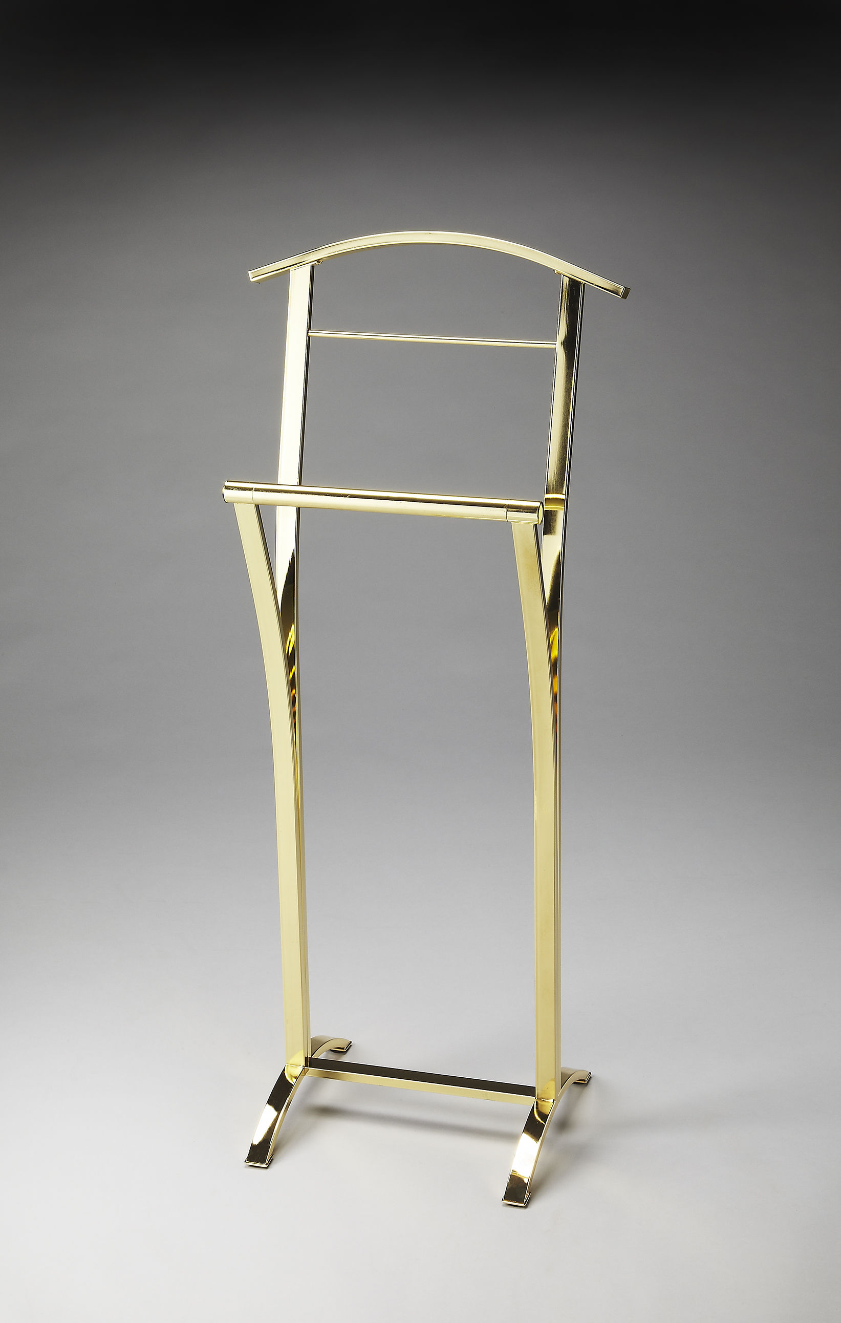 Cool brass section modern valet stand