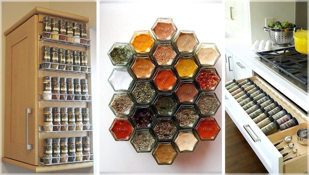 Stainless Steel Wall Spice Rack - Ideas on Foter