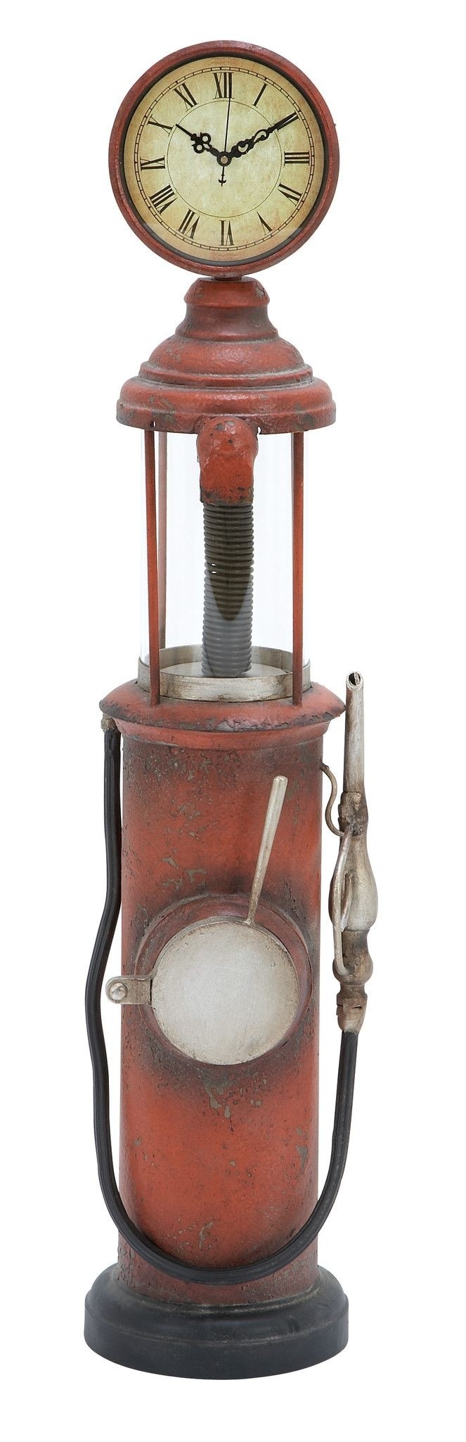 Free Standing Floor Clock As a Vintage Gas Pump