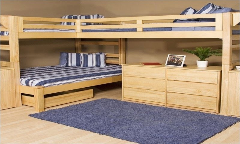 l shaped bunk beds full over queen