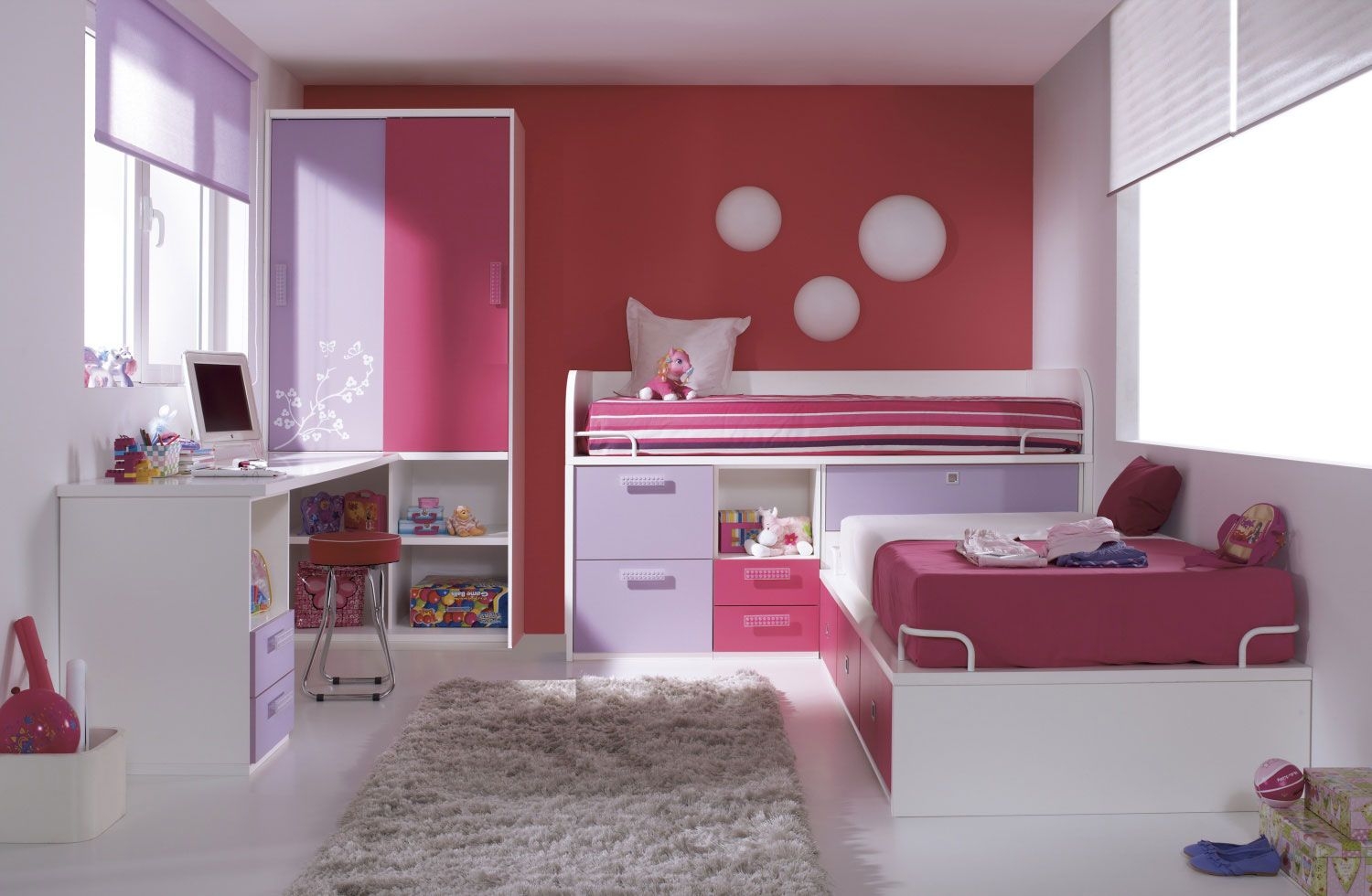 l shaped kids beds