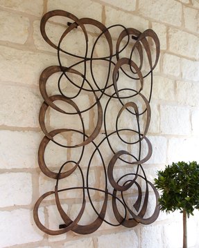 Metal Wall Art Circles Ideas On Foter