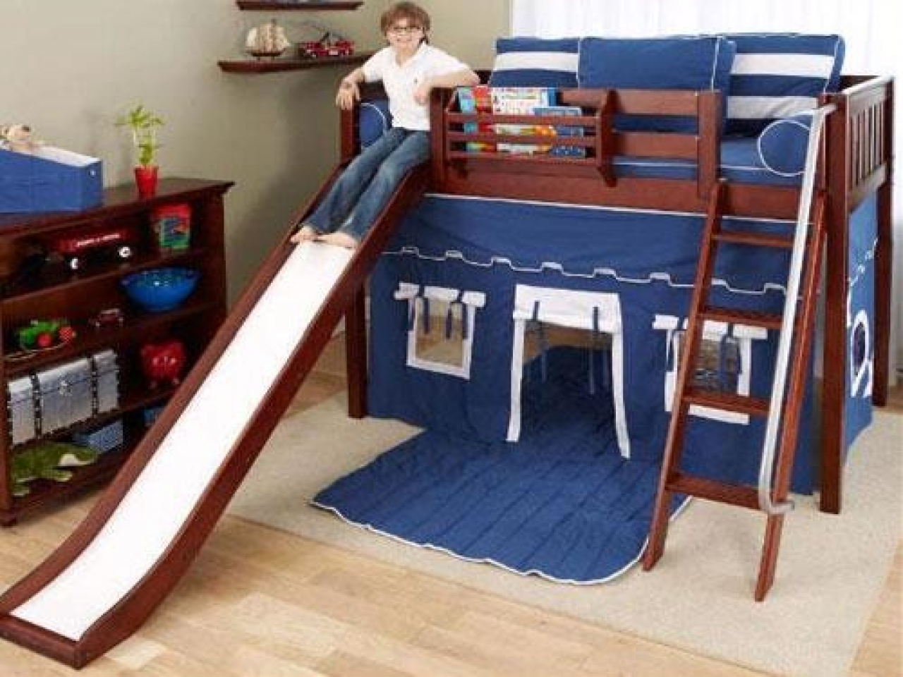 Loft bed with slide ikea