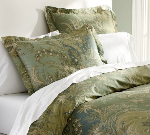 Blue Green Paisley Bedding - Ideas on Foter