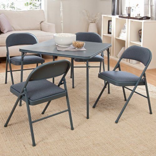 Meco 5-Piece Folding Table and Chair Set