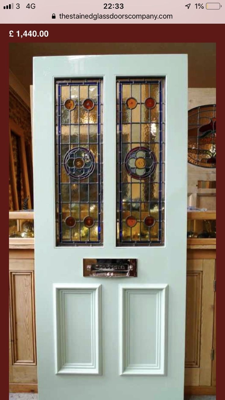 colored glass panels for doors