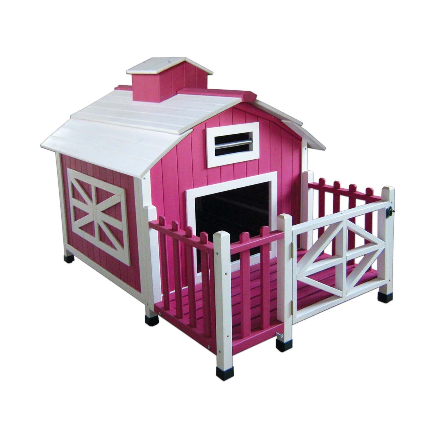Pink dog house 6