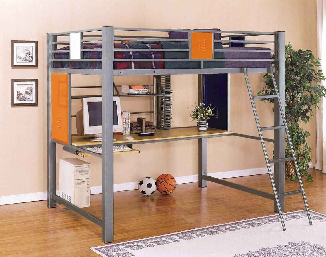 Powell loft bed with desk