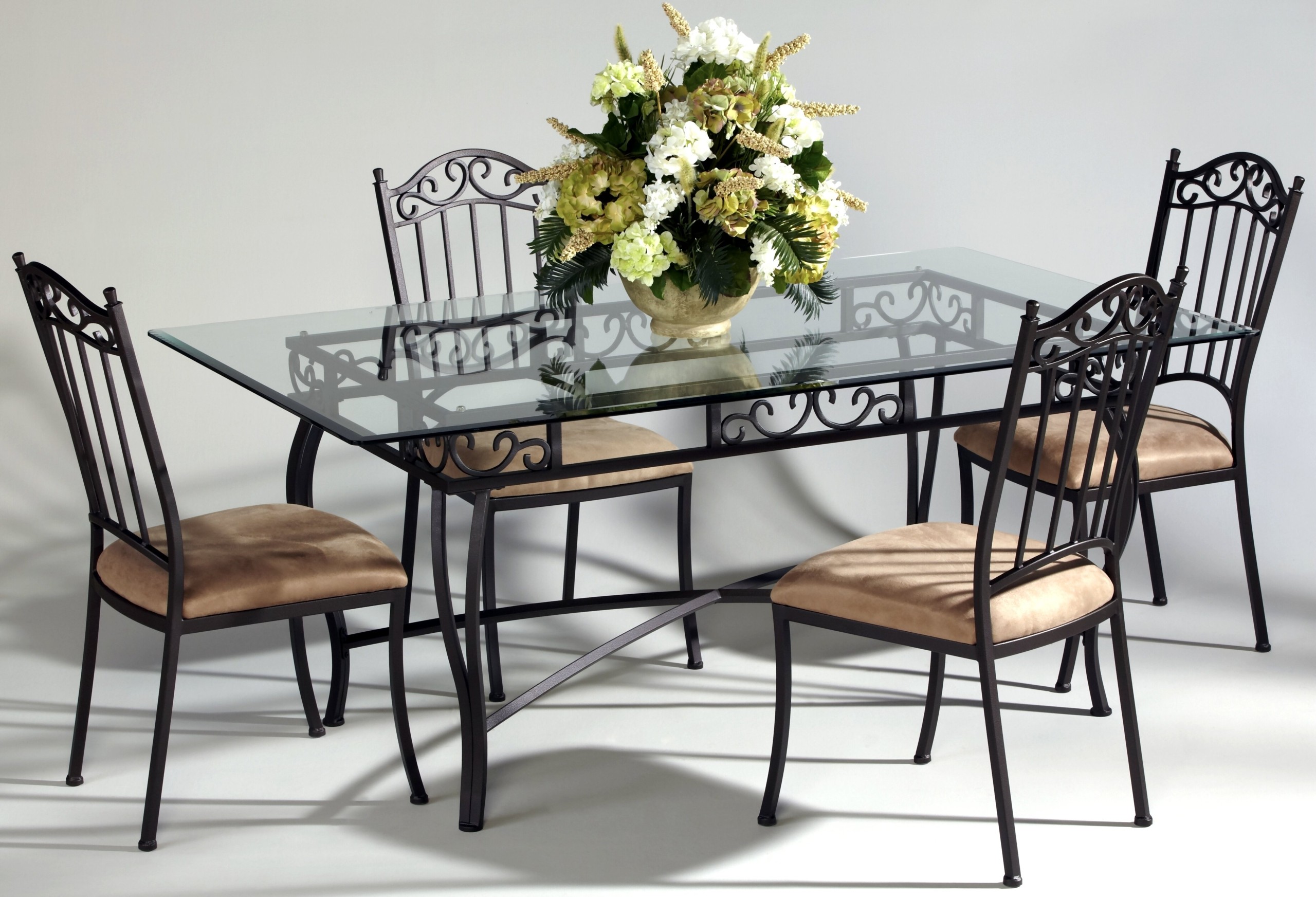 Rod iron dining table 1
