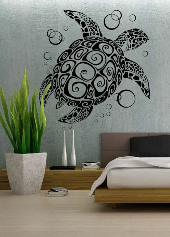 Sea turtle uber decals wall decal vinyl