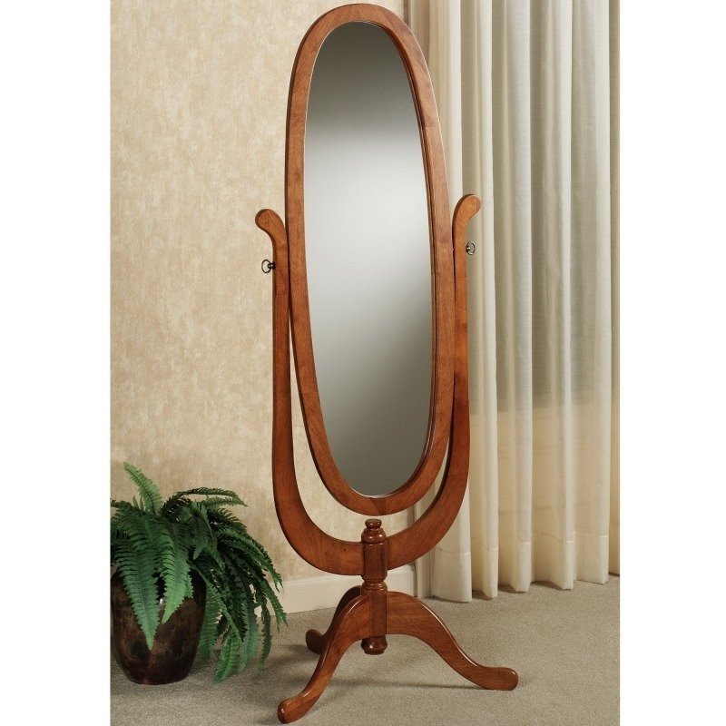 framed dressing mirror