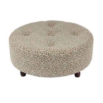 36 Animal Print Ottoman 