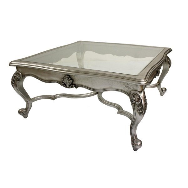 Antique silver coffee table