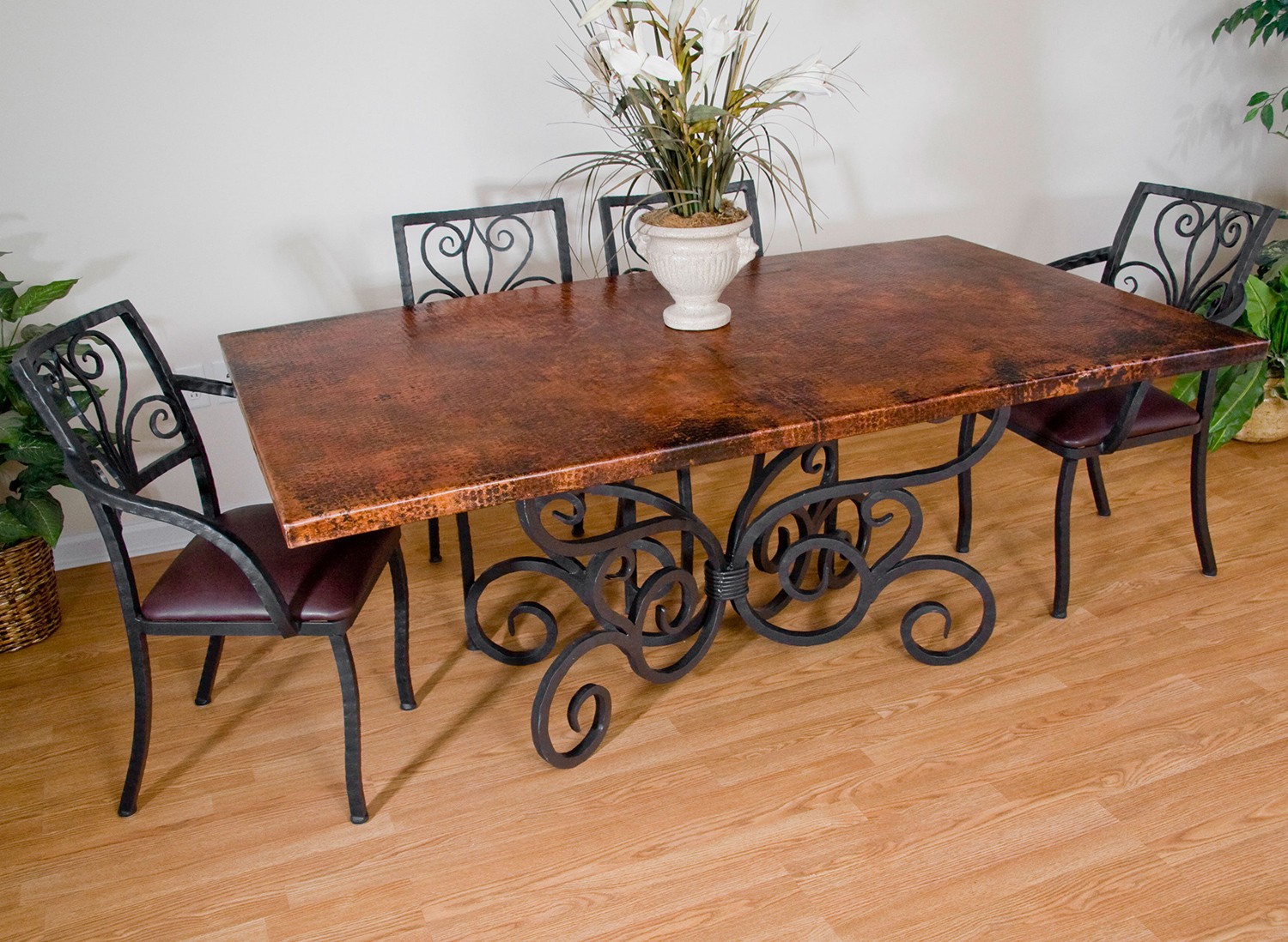 wrought iron kitchen table for sale