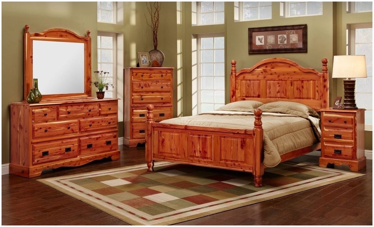 Antique cedar bedroom furniture