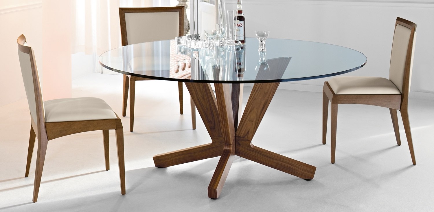 Wood Base Glass Top Dining Table Ideas On Foter