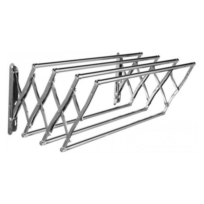 Ft x 7 bars retractable drying rack wall mounted cloth