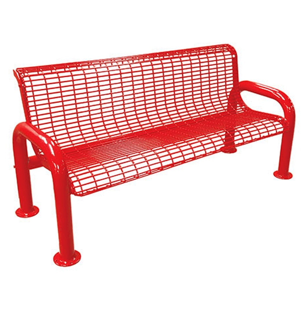 Metal outdoor benches 2